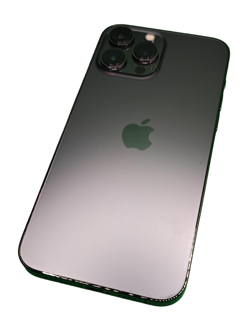 Venta de iPhone 13 Pro Max seminuevo en Guatemala, negro, 128GB, libre de fábrica, certificado, con salud de batería al 84% en estado como nuevo.