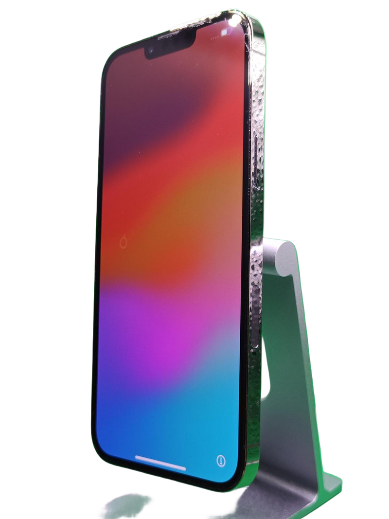 Encuentra el iPhone 13 Pro Max seminuevo en Guatemala con garantía, libre de fábrica y certificado, con 128GB de almacenamiento y salud de batería al 84%.