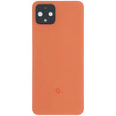 Tapa trasera original Google Pixel 4 Oh So Orange, repuesto de cristal para reparación, modelos G020I, G020M, G020N.