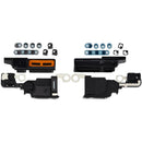 Malla de altavoz / micrófono compatible para iPhone 16 Pro (Negro) (Paquete de 10)