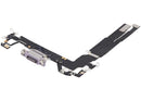 Puerto de carga lavanda usado para iPhone 17 (A3258), flex conector de carga Apple, listo para reparación.