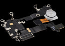 Repuesto flex de linterna y micrófono para iPhone 17 Pro, ideal para reparación de audio y flash.