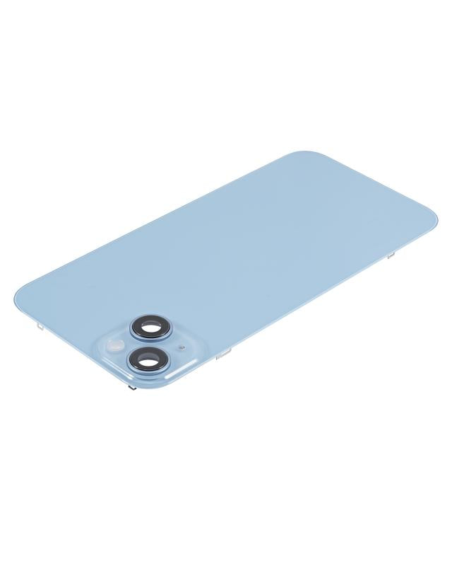 Encuentra tapas traseras usadas de iPhone 14 Plus con placa de acero, cargador inalámbrico NFC y MagSafe en Guatemala.