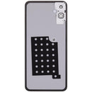 Tapa trasera plateada con lente de cámara para Samsung Galaxy A05 4G (A055) repuesto.