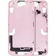Encuentra el Marco medio de carcasa con botón de encendido y volumen para iPhone 15 Plus en Guatemala, contáctanos para reparaciones y repuestos al por mayor.