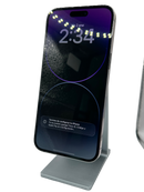 Encuentra en Guatemala un iPhone 14 Pro Max seminuevo como nuevo, de 128GB, Deep Purple, libre de fábrica y certificado.