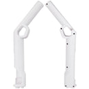 Pistola game gun blanca para Nintendo Switch, compatible con 2 Joy-Con, ideal para juegos de disparos.