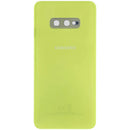 Tapa trasera Service Pack Samsung Galaxy S10e Canary Yellow, repuesto original para reparación de móvil.