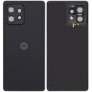 Tapa trasera Motorola Edge Plus Edge 40 Pro XT2301 negra interestelar premium, repuesto de vidrio para reparación.