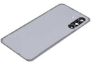 Tapa trasera de vidrio grafito para Samsung Galaxy A56 5G (A566) con lente de cámara, repuesto Aftermarket Plus.