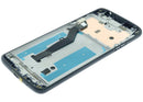 Pantalla LCD con marco original Motorola Moto E5 (XT1944) negra, perfecta para reparar pantalla rota.