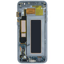 Pantalla Samsung Galaxy S7 Edge Super AMOLED negra, repuesto original G935F, para cambio de display con garantía.