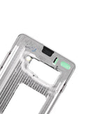Tapa intermedia Samsung Galaxy S10 Prism Green con componentes, SM-G973F, SM-G973U, repuesto housing.