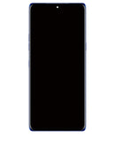 Pantalla OLED con marco para LG Velvet 5G (No Verizon 5G UW) Azul reacondicionado