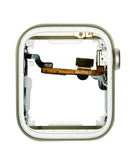 Tapa trasera usada Apple Watch Series 8 GPS + Cellular 41mm aluminio color Starlight para reparación de chasis.