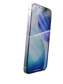 iPhone 14 azul seminuevo, 128GB, libre de fábrica, como nuevo, pantalla OLED, doble cámara.