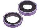 Lente de camara trasera con soporte y bisel iPhone 17 (Purple) (Premium)