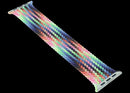 Correa Braided Solo Loop original Apple Watch Pride Edition, tamaño 5 (mediano), trenzada multicolor, compatible con 44mm, 45mm, 46mm, 49mm.
