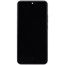 Pantalla LCD y digitalizador OPPO Reno 13 Pro refurbished gris grafito con marco, para reparación de móvil.