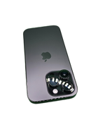 iPhone 14 Pro seminuevo negro de 128GB, libre de fábrica, con grado 1, salud de batería 84%.