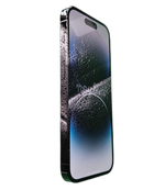 iPhone 14 Pro seminuevo negro, 128GB, con pantalla y cuerpo impecables, listo para usar.