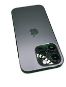 iPhone 14 Pro seminuevo negro, 128GB, libre, como nuevo, pantalla OLED, tres cámaras traseras.