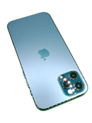 iPhone 12 Pro azul pacífico seminuevo de 128GB, con triple cámara, libre de fábrica.