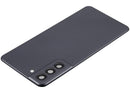 Tapa trasera de repuesto para Samsung Galaxy S21 FE 5G en color grafito, sin logo, calidad Aftermarket Plus.
