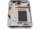 Pantalla incell Orchid Gray para Samsung Galaxy S8 (SM-G950F/U) con marco, sin sensor de huella, ideal para reparación de pantalla rota.