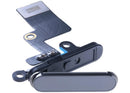 Puerto de carga gris espacial para iPad Air 13 (2025) con flex cable, ideal para reparación de repuesto.
