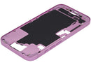 Chasis medio rosa A3081 para iPhone 16 US con botones de encendido y volumen, repuesto de reparación.