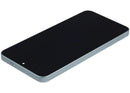 Pantalla OLED verde menta con marco para Samsung Galaxy S25 5G, repuesto premium para reparación.