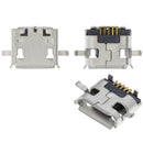 Puerto de carga Micro USB tipo B de 5 pines con 4 puntos de anclaje C161 para reparación y repuesto.