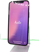 iPhone 12 Pro azul seminuevo, 128GB, libre, grado 1, con SIM física y batería al 81%.