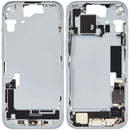 Encuentra la carcasa media con puerto de carga, cable flex y piezas pequeñas para iPhone 15 (EU/Global Version) en Guatemala.