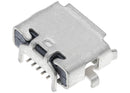 Puerto de carga micro USB de 5 pines y 4 anclajes para soldar, repuesto para reparación electrónica.