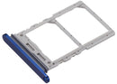 Bandeja dual SIM azul sombra para Samsung Galaxy Z Flip 7 5G (F766), repuesto para reparación.