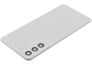 Tapa trasera blanca Aftermarket Plus para Samsung Galaxy S21 FE 5G SM-G990B con lente de cámara, sin logo.