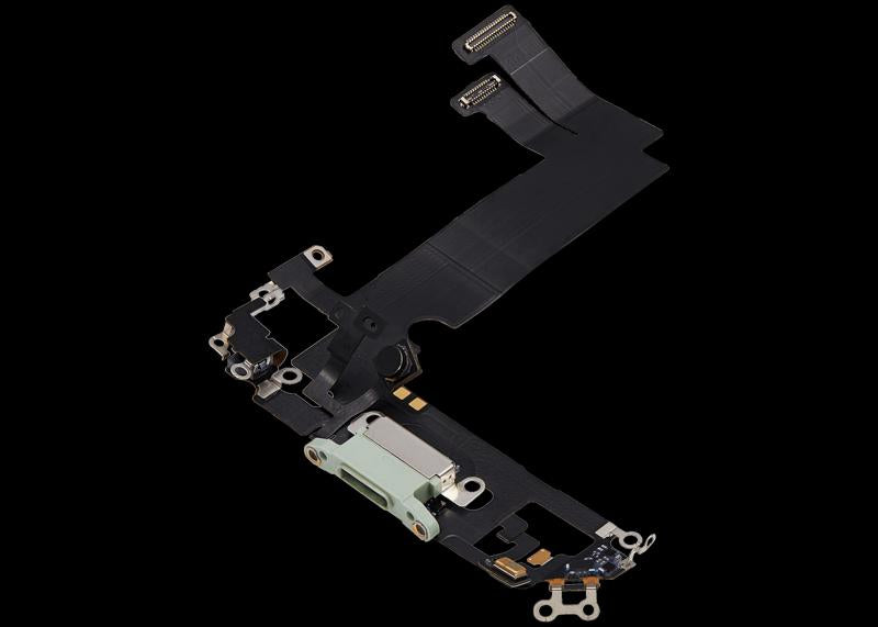 Puerto de carga para iPhone 12 Mini (OEM usado) (Verde)