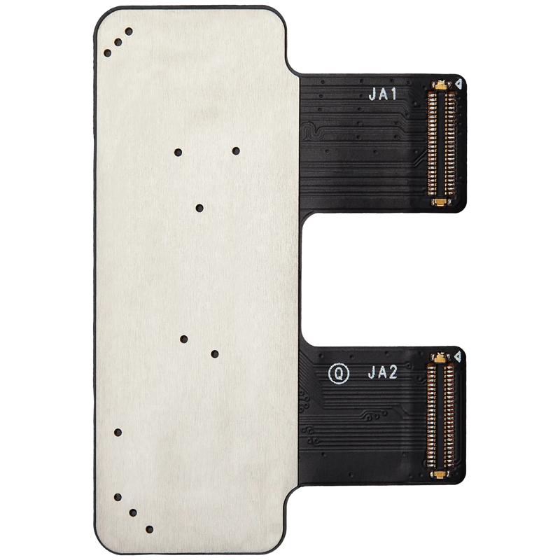 Reparación de tester Flex DL400 Pro para iPhone 16 Pro Max con placa pequeña EDP en Guatemala.