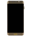 Pantalla LCD y digitalizador Samsung Galaxy S6 Edge Plus Gold Platinum con marco para reparación G928V.