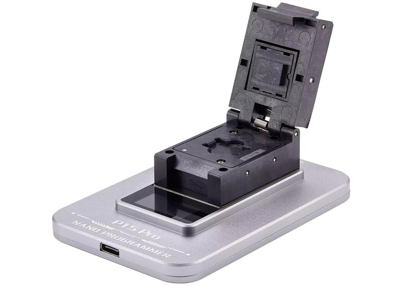 Programador NAND de disco duro P15 Pro para reparaciones de Apple en Guatemala.