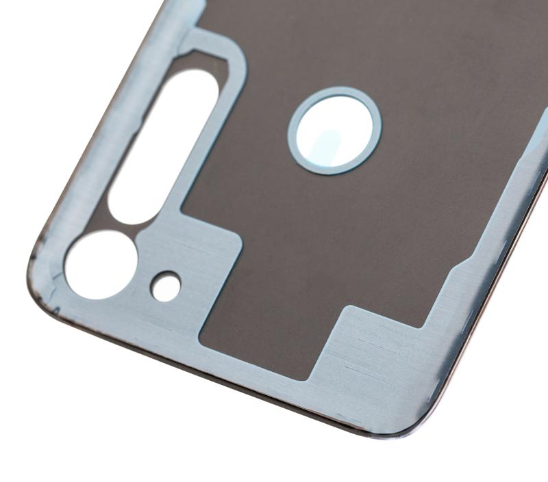 Tapa trasera de cristal para Motorola Moto G8 Power (XT2041-1 / XT2041-3 / 2020) (Negro Humo)