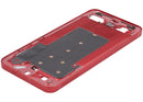 Chasis intermedio en color Coral Red para Samsung Galaxy S25 Plus 5G, disponible para reparaciones en Guatemala.