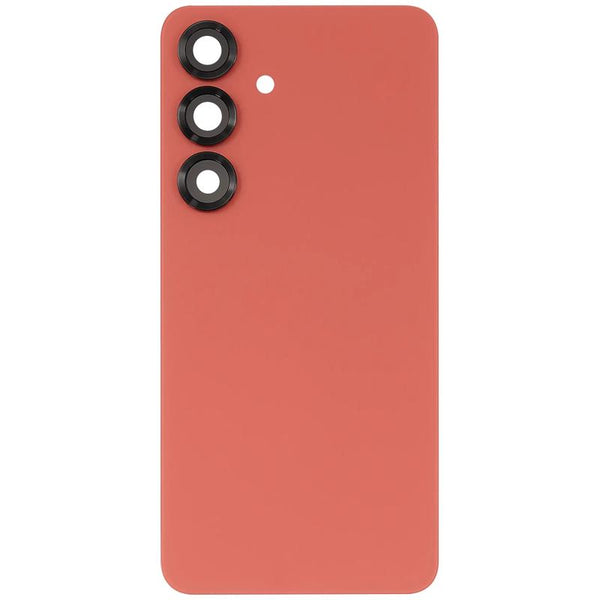 Tapa trasera con lente para cámara Samsung Galaxy S25 5G en Coral Red en Guatemala.