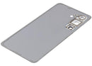 Tapa trasera de cristal blanco para Samsung Galaxy S26 con lente de cámara, repuesto para reparación.