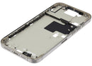 Tapa superior usada de iPhone 16 Pro Max Natural Titanium con small parts para reparación.