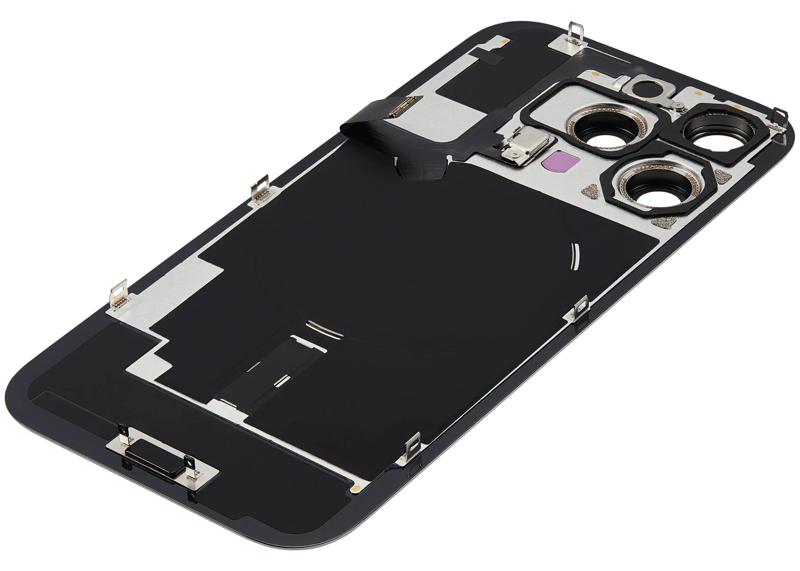 Tapa trasera con placa de acero y carga NFC inalámbrica para iPhone 16 Pro en Guatemala.