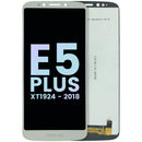 Pantalla original LCD y digitalizador dorado para Motorola Moto E5 Plus (XT1924) con marco, ideal para reemplazo.