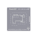 Stencil Qianli Bumblebee QS153 para reballing de la capa intermedia del Xiaomi Mi 11 Ultra.